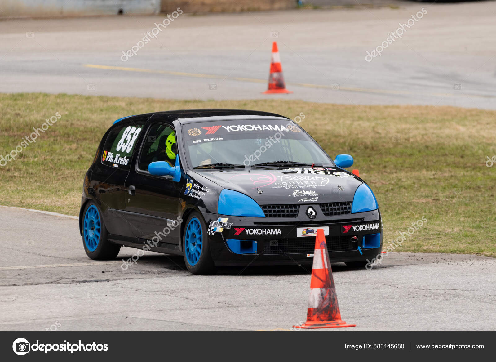 Ambri Ticino Switzerland April 2022 Car Test Racing Runway Local