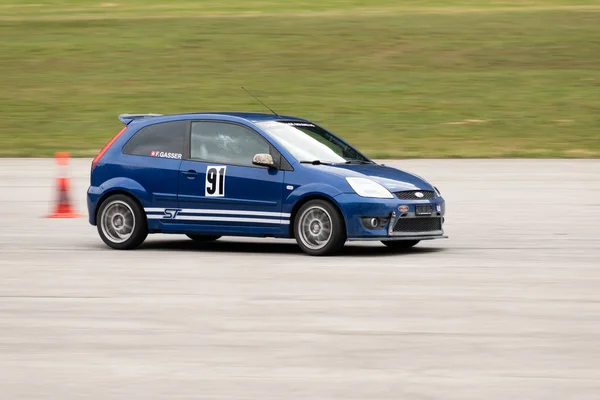 Ambri Ticino Switzerland April 2022 Car Test Racing Runway Local — Stock Photo, Image