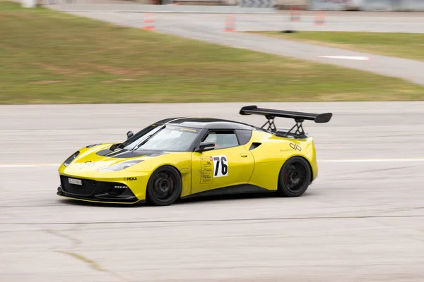 Ambri Ticino Switzerland April 2022 Car Test Racing Runway Local — Stock Photo, Image