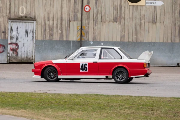 Ambri Ticino Suíça Abril 2022 Corrida Teste Carro Longo Pista — Fotografia de Stock