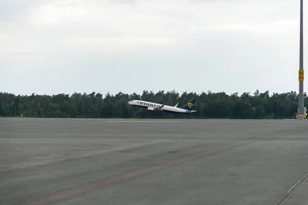 Nuremberg Bavaria Germany July 2022 Ryanair Boeing 737 Aircraft Departing — Stockfoto