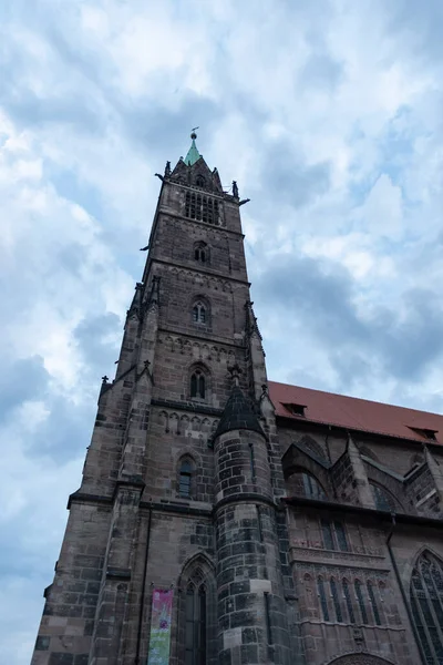 Nuremberg Bavaria Germany July 2022 Tower Historic Saint Lorenz Church — Stock fotografie