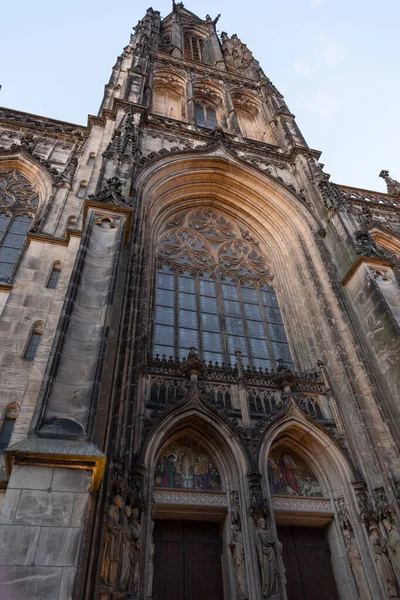 Muenster Germany July 2022 Historic Saint Lamberti Church Old Town —  Fotos de Stock