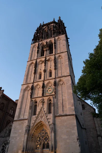 Muenster Germany July 2022 Historic Church Our Lady Old Town —  Fotos de Stock