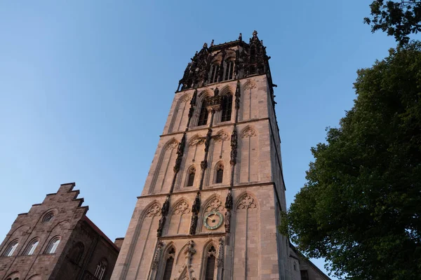 Muenster Germany July 2022 Historic Church Our Lady Old Town —  Fotos de Stock