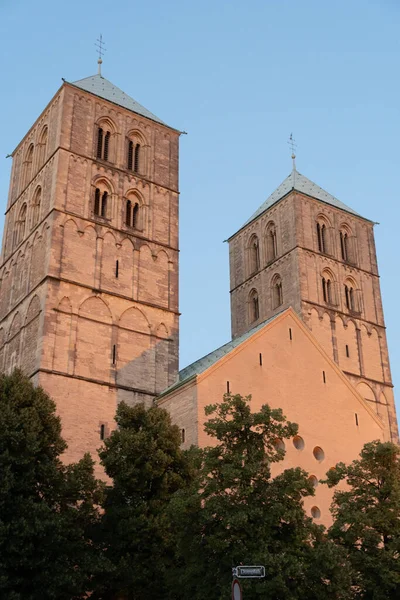 Мюнстер Германия Июля 2022 Года Историческая Церковь Святого Павла Дома — стоковое фото