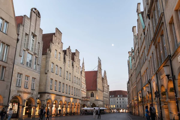 Muenster Germany July 2022 Street Scenery Historical Architecture Old Town — Foto de Stock