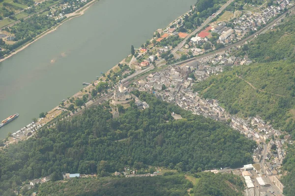 Braubach Rhineland Palatinate Germany July 2022 Historic Old Castle Seen — Stockfoto