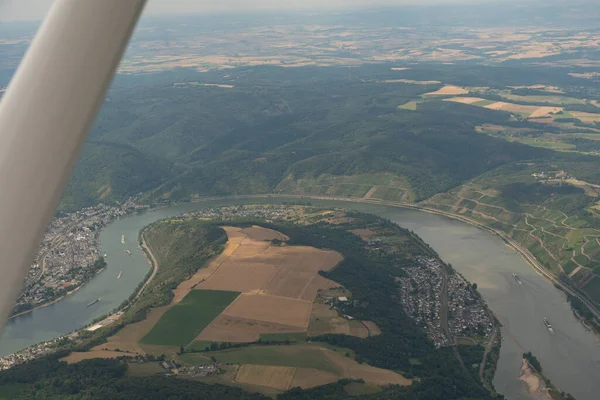 Boppard Rhineland Palatinate Germany July 2022 Flight Rhine River Small — Stockfoto