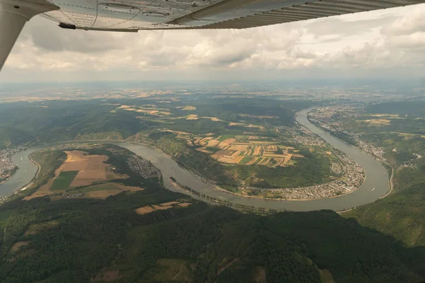 Boppard Rhineland Palatinate Germany July 2022 Flight Rhine River Small — Stockfoto