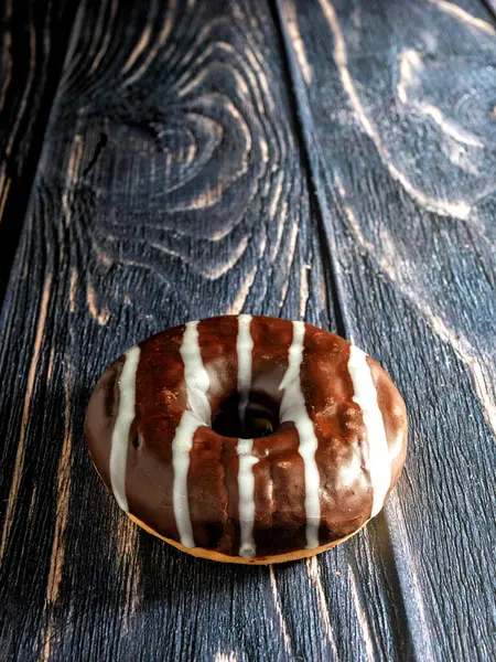 Las Rosquillas Están Recién Horneadas Sobre Hermoso Fondo — Foto de Stock