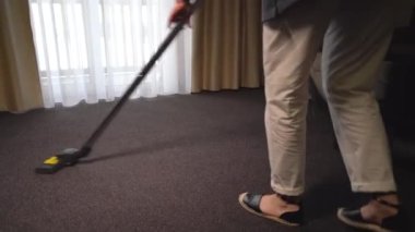 Otel temizliği görüntüleri, temizlikçi odası.