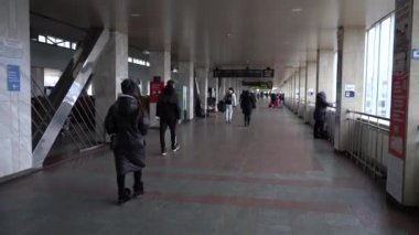 Kyiv Merkez Tren İstasyonu.