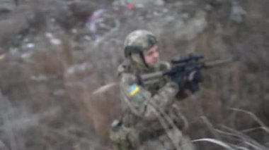 Ukrayna savunma gönüllüleri Rus birliklerine direnmek için eğitim görüyor. Kyiv, Ukrayna, 21 Şubat 2022