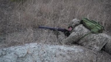 Ukrayna savunma gönüllüleri Rus birliklerine direnmek için eğitim görüyor. Kyiv, Ukrayna, 21 Şubat 2022