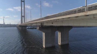 Kiev, Ukrayna hava şehri manzarası, şehir konsepti 
