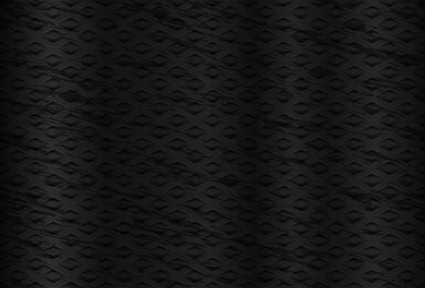 Abstrakte Edelstahl Hintergrund Schwarz Metall Textur Stahl Hintergrund Perforiertes Blech — Stockvektor