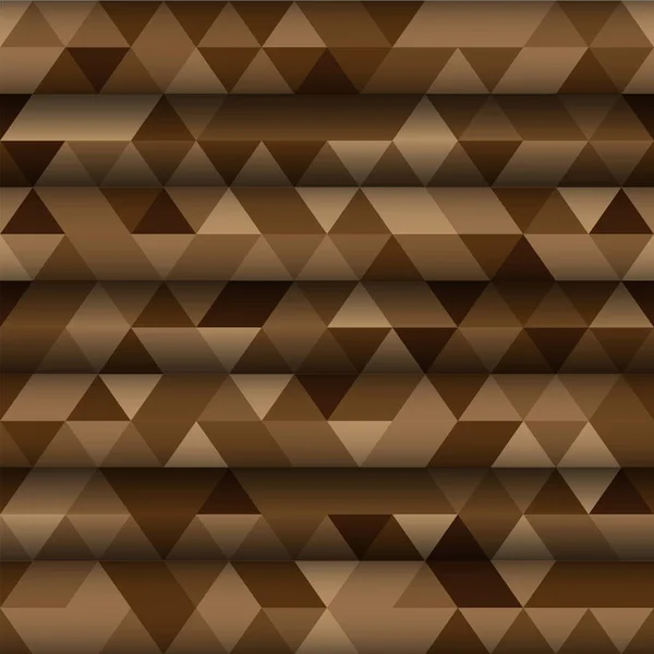Braunes Geometrisches Muster Geometrisches Retromuster Für Hintergrund Verpackung — Stockvektor
