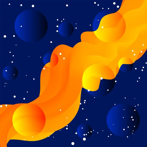 Sıvı arkaplan kavramı, modern gradyan tasarımı, modaya uygun arka plan tasarımı, Moda geometrik arkaplan, Sıvı şekil çizimi,