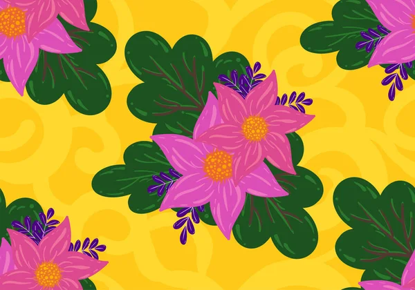 22092603Çiçeksel karalama motifli kusursuz desen. El karalama dokuları ve çiçek elementleriyle çizilmiş. Moda baskısı, ambalajı, arka planı ve el sanatları için çiçek karalama vektör tasarımı..