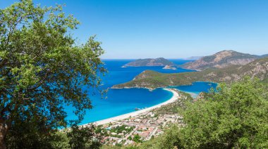 Deniz manzaralı oludeniz lagünü Türkiye 'nin sahil manzarası