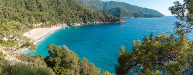 Oludeniz yakınlarındaki cennet plajı, Türkiye