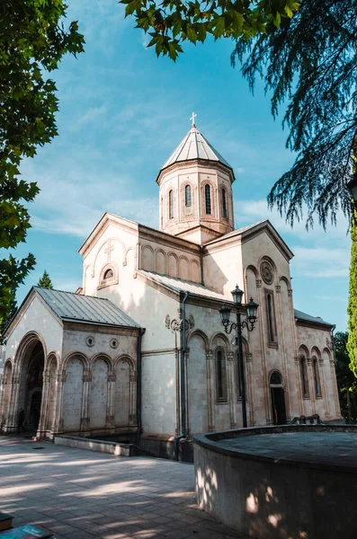 Veduta Della Città Vecchia Tbilisi Georgia Dopo Tramonto — Foto Stock