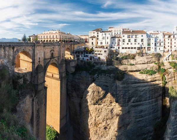 Ronda, İspanya Tajo Gorge Puente Nuevo köprüden.