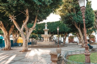Iglesia de Ntra Kilisesi. San Cristobal de la Laguna, Tenerife, Kanarya Adaları Plaza de la Concepcio 'daki Senora de La Concepcion. İspanya.