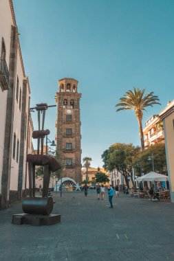 Iglesia de Ntra Kilisesi. San Cristobal de la Laguna, Tenerife, Kanarya Adaları Plaza de la Concepcio 'daki Senora de La Concepcion. İspanya.