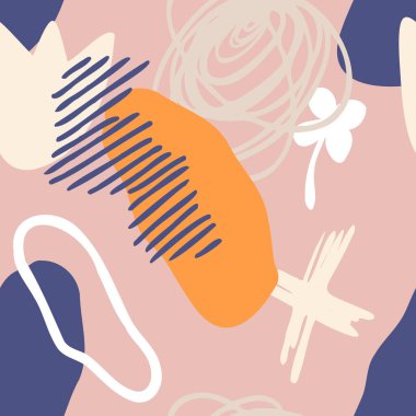 vektörsüz neon deseni. Tekstil tasarımı için saf, basit bir tarz.