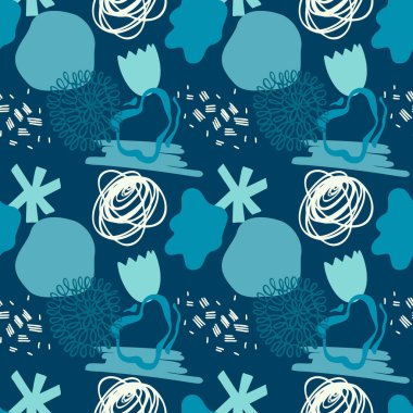 vektörsüz neon deseni. Tekstil tasarımı için saf, basit bir tarz.