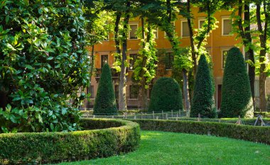 2021 bahçesindeki yeşil bölgenin tasarım elementleri