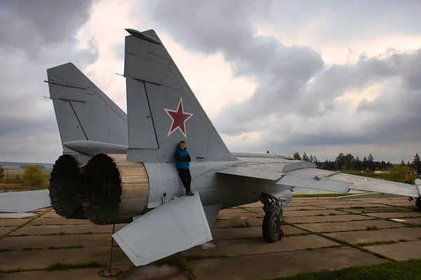 Minsk Bělorusko Října 2016 Historická Výstava Vojenské Techniky Pod Širým — Stock fotografie