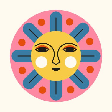 Sembol güneş vektörü