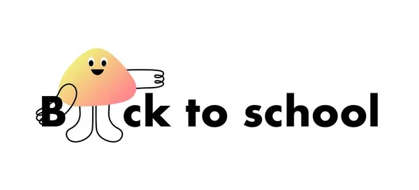 Back to school vector — Stock Vector