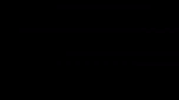 Odpařování Plynů Modrého Odstínu Černém Pozadí Pro Překrytí Pozadí Matně — Stock video