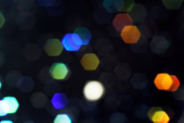 Bokeh ışıkları ile soyut arkaplan