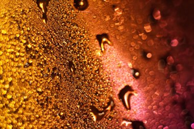 Su damlalarının soyut arkaplanı