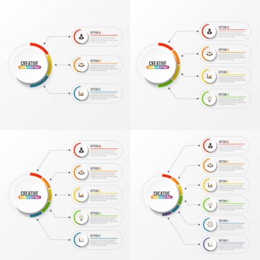Abstract elements of graph Vector infographic template with label, integrated circles. Business concept 6 options. For content, diagram, flowchart, steps, parts, timeline infographics, workflow layout, chart.