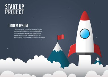 İş Infographic başlangıç stili