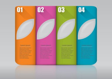 Infographic tasarım şablonu iş akışı düzeni, diyagram, numarası seçenekleri, web tasarım için kullanılabilir. Infographic iş kavramı ile 4 seçenekleri, parçalar, adımları veya işlemler. Arka plan.