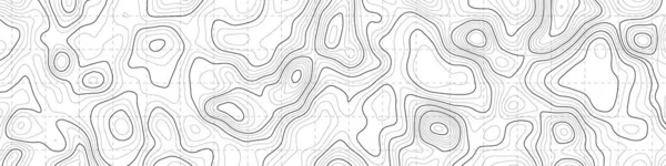 Retro Topography Map White Geographic Contour Map Abstract Outline Grid — Archivo Imágenes Vectoriales