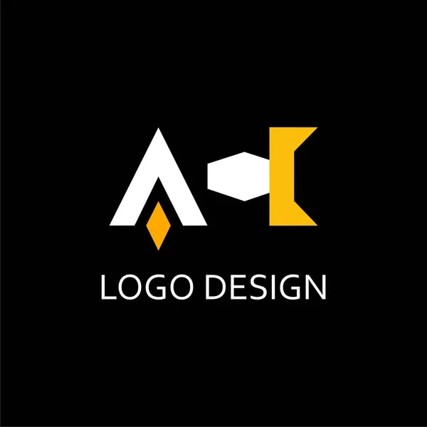 Moderne Lettre Entreprise Logo Modèle — Image vectorielle