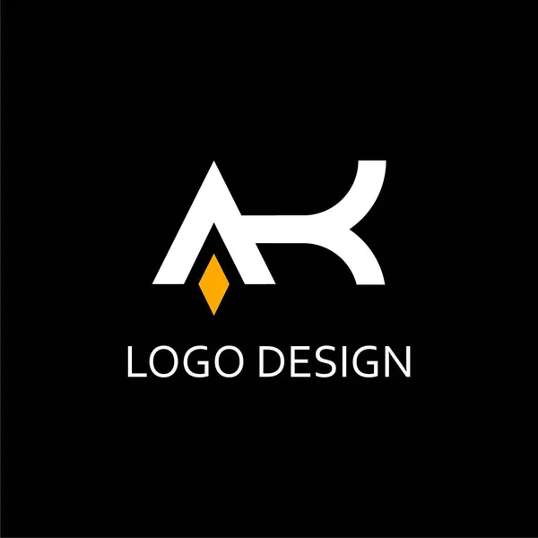 Moderne Lettre Entreprise Logo Modèle — Image vectorielle