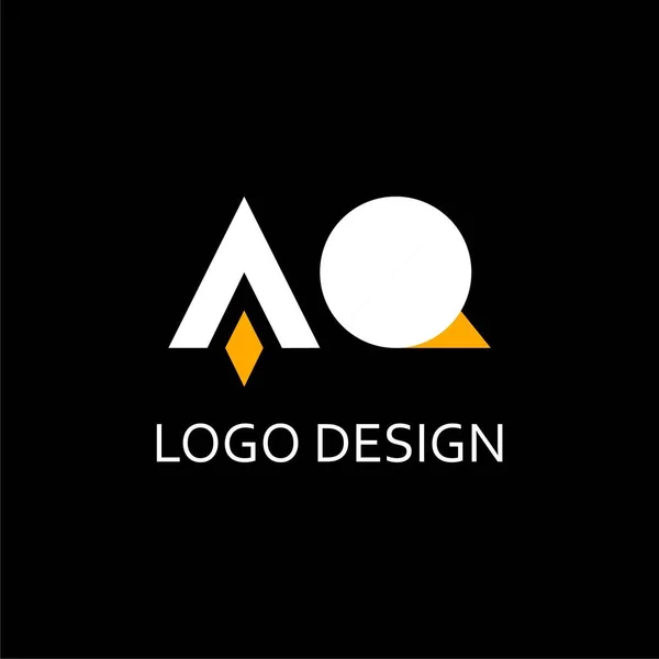 Plantilla Logotipo Empresa Letra Moderna — Vector de stock