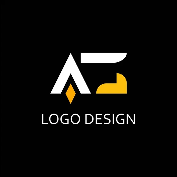 Harf şirketinin logo şablonu kadar modern