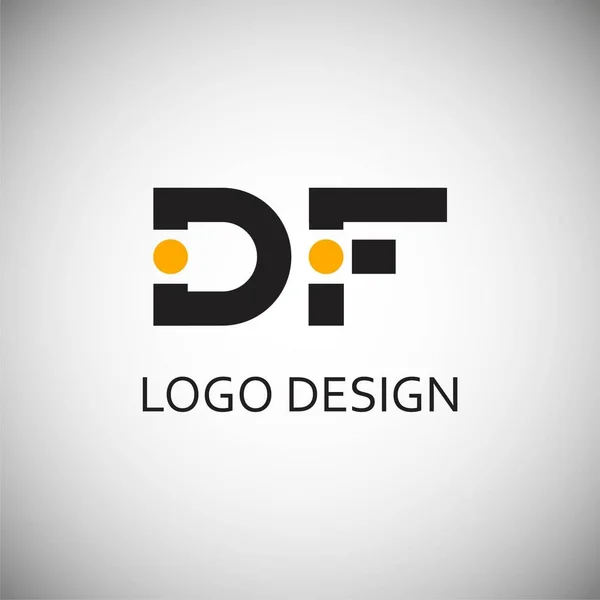 Letter Voor Eenvoudig Logo Ontwerp — Stockvector