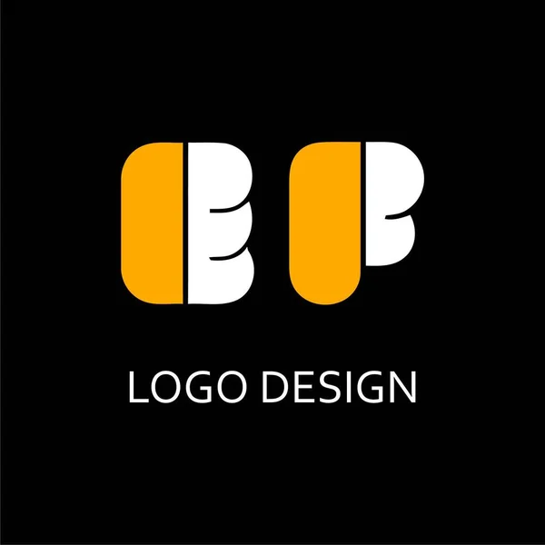 Carta Para Diseño Del Logotipo Simple — Vector de stock