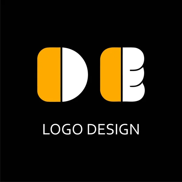 Letra Para Diseño Sencillo Del Logotipo — Vector de stock